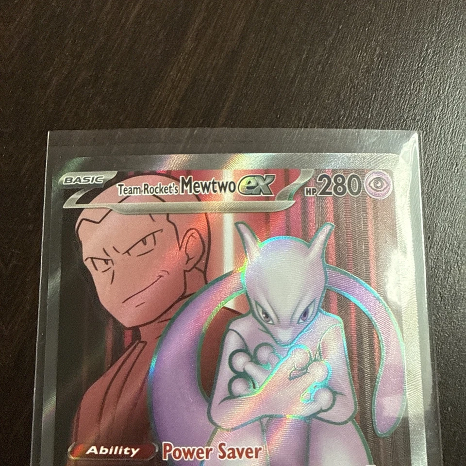 Team Rocket's Mewtwo ex 213/182 - SV10: Destined Rivals Ultra Rare Full Art - NM - Image 2 of 4