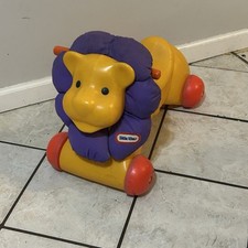 HTF VTG 1995 Little Tikes Made In USA Lion Ride-On Toy 25x13x17"