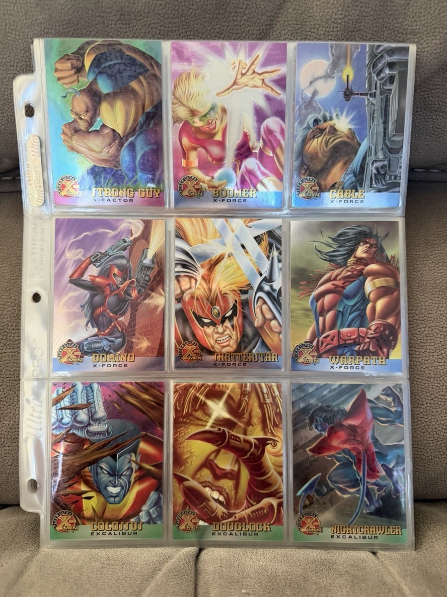 Marvel Fleer Ultra X-MEN 1995 - COMPLETE KUBERT GOLD SIGNATURE