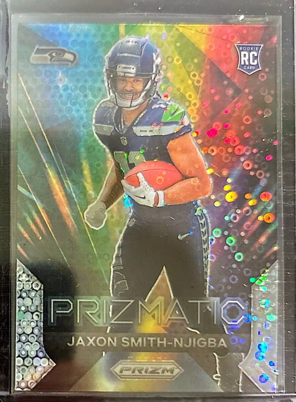 2023 Panini Prizm - Prizmatic Jaxon Smith-Njigba #1 No Huddle Prizm (RC)