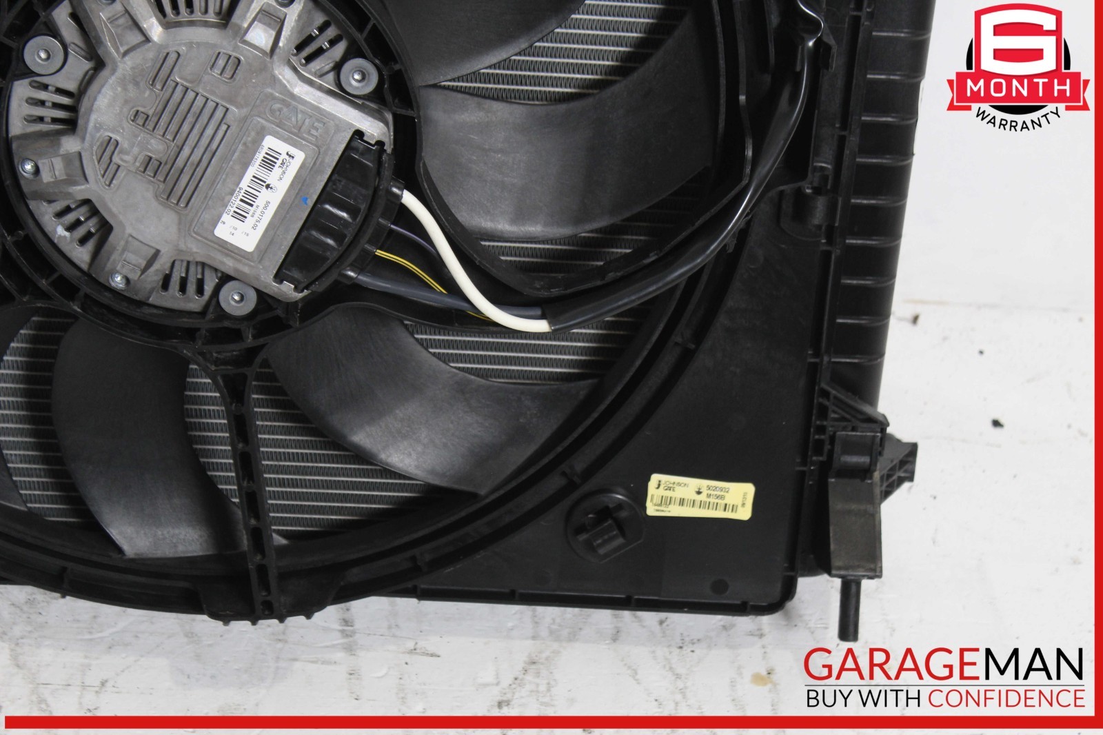 14-22 Maserati Ghibli 157 Water Cooling Radiator A/C Condenser Assy OEM