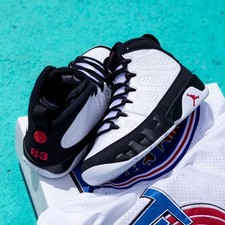 Nike Air Jordan 9 Retro Space Jam White Black True Red OG Leather Men's Shoes