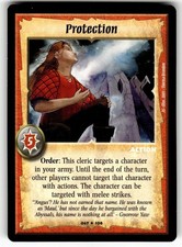 Warlord: Saga of the Storm CCG Assassin's Strike Card 47/168 R Protection