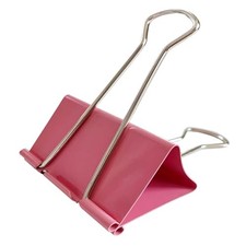18PCS Jumbo Binder Clips 3 Inch, Binder Clips Extra Large Heavy Duty 18pcs Pink