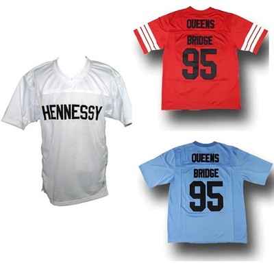 Mobb 95 Prodigy Bridge ''Shook Ones'' Jersey Youth Men Sewn Custom Name Blue Red