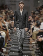 Prada Runway SS10 Silk & Virgin Wool Pant