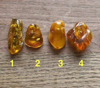 Bernstein WUNSCH RUNE Amber Viking Magie Glück Schmuck Schutz Handmade K23.3