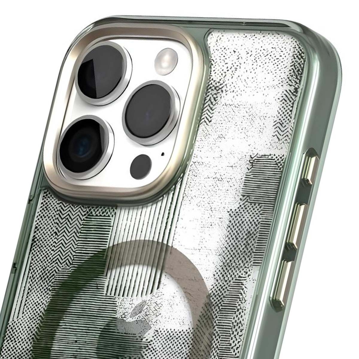 Moshi iGlaze coque rigide premium iPhone 16 Pro Max verte
