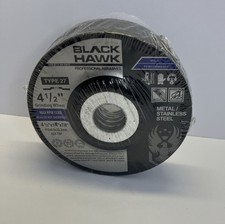 Lot of 5 4-1/2" x 1/8" x 7/8" Black Hawk Grinding Wheel T27 Depressed Center