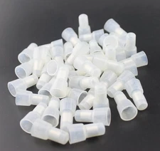 Rextin 1000pcs Transparent CE5 Protective Closed End Wire Crimp Connector Cap (1