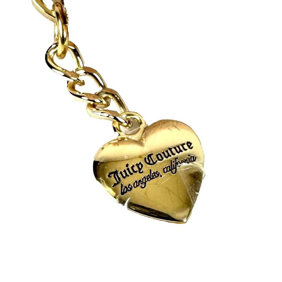 Cartera Juicy Couture Rosa Valeur Estrás Emblema Multi Bolsillo Cremallera Cierre Tarjeta Foto 2 de 4