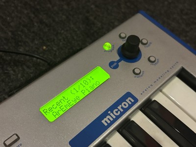 ALESIS MICRON Blue Limited Edition Analog Modeling