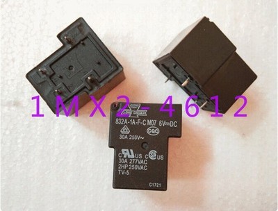 2pcs used   832A-1A-F-C M07 6VDC four-pin #zc