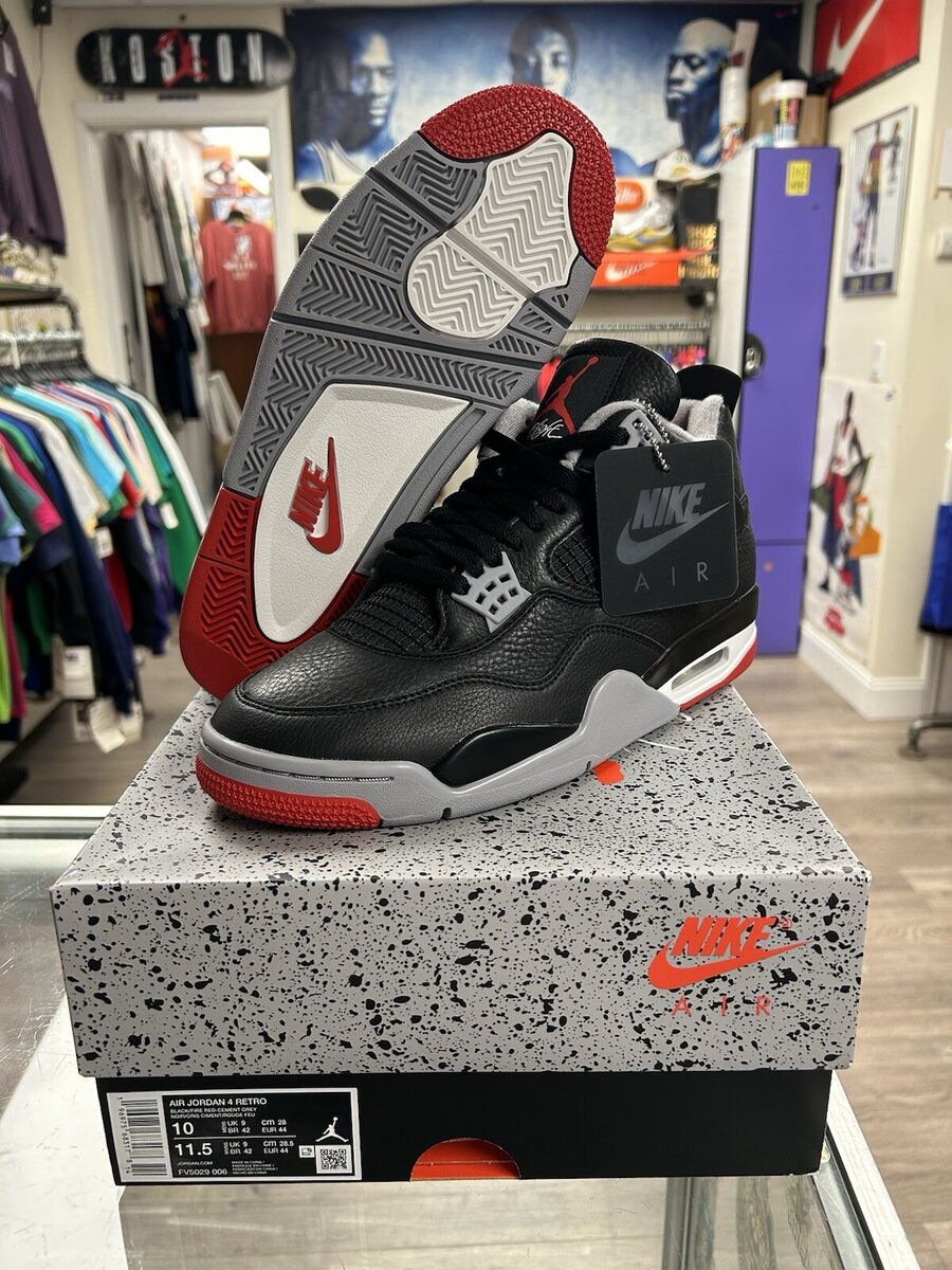 Air Jordan 4 Retro BRED REIMAGINED 2024 Size 10 FV5029 006 Air Jordan 4 Retro BRED REIMAGINED 2024 Size 10 FV5029 006