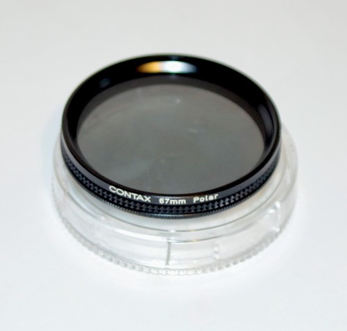 Contax 67MM Polar Polarizing PL Filter with Case - Picture 3 of 3