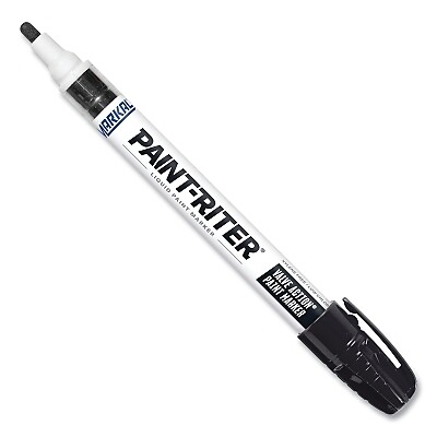 Markal 96823 Paint-Riter Valve Action Paint Marker Black 1/8 in Tip Medium - Bild 1 von 1