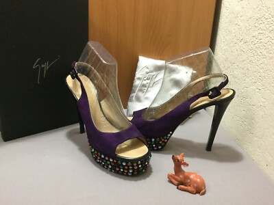 Giuseppe Zanotti Purple Slingback Pumps Giuseppe Zanotti Design