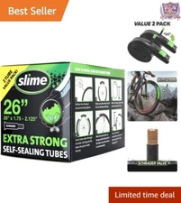 Extra Strong Self-Sealing Bike Inner Tube with Puncture Sealant - 26in Schrader