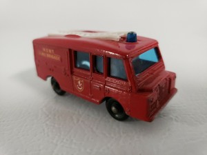 matchbox land rover fire truck