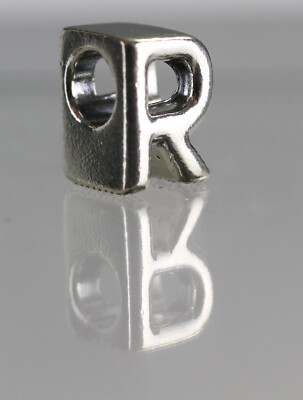 Pandora Buchstabe - R - Alphabet Charm 925 Sterling Silber 797472 Anhänger V3-R