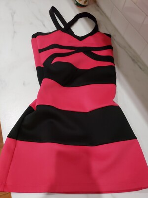 white christmas dresses Hot Pink La Femme A-Line Homecoming Dress main image 1