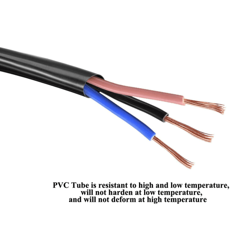 PVC Tubing Plastic Insulation Wire Harness Protect Black Hose Chemical Resistant - Picture 2 of 11