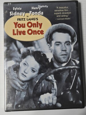 You Only Live Once (DVD, 1937) Sylvia Sidney, Henry Fonda - NEW