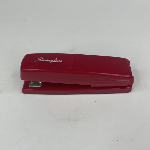 Swingline Red Plastic Stapler 545xx Swing Line Vintage