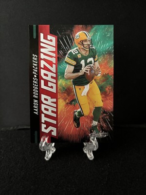 Aaron Rodgers 2021 Panini Absolute Star Gazing Spectrum Red #53/75