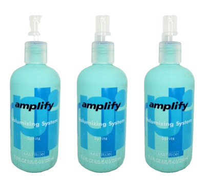 3 Matrix Amplify VOLUMIZING SYSTEM SPRITZ Body EXTRA FIRM HOLD 8.5 oz Each
