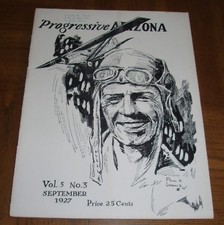 CHARLES LINDBERGH-EXTREMELY RARE 1927 PROGRESSIVE ARIZONA MAGAZINE-ONE OF A KIND