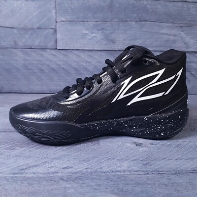 PUMA Lamelo Ball MB.02 'Oreo' Basketball Shoes Big Kids Mens 6