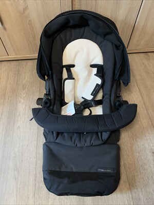 Neuer Stoffbezug für Concord Neo Sitzeinheit Buggy Sportwagen schwarz-weiß