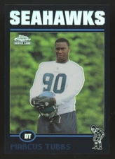 2004 Topps Chrome Marcus Tubbs RC Black Refractor /100 #243
