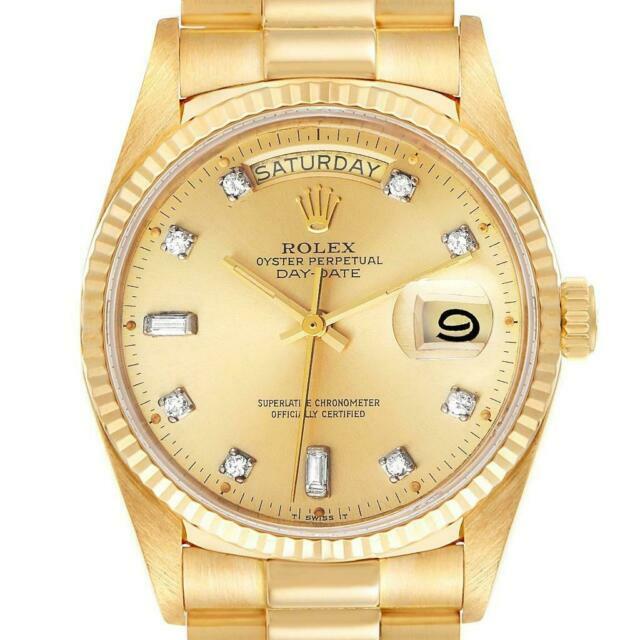 Diamond Markers Dial Watch - 1803 