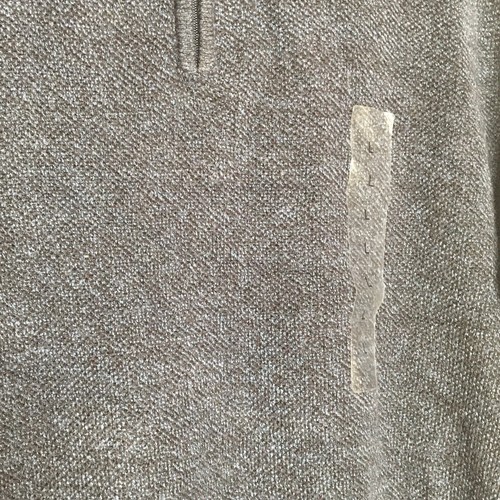 Weatherproof Vintage Textured Pullover 1/4 Zip Sweater Charcoal Size L #178 - Picture 4 of 7