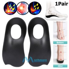 Pair Orthotic Shoe Insoles Inserts Flat Feet High Arch Support Plantar Fasciitis