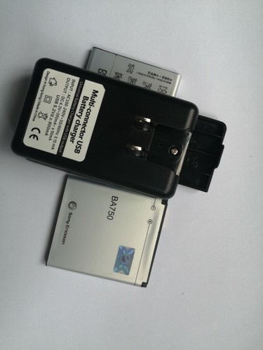 Sony BA750 battery + Universal LCD charger for Sony Xperia Arc S LT15i X12 LT18i - 第 5/12 張圖片