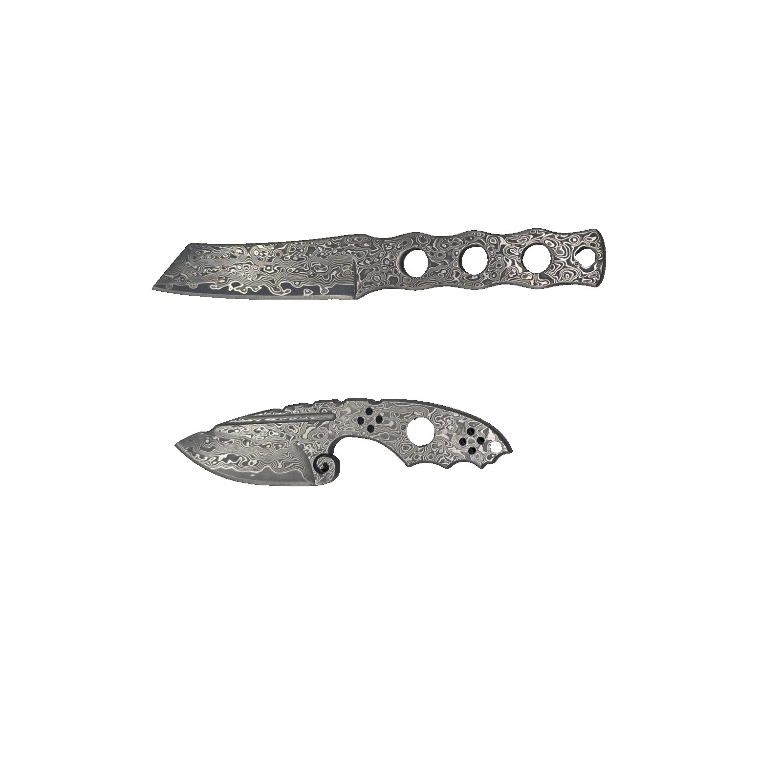 Damascus Steel Blade Collectible Knife, Sword & Blade Handles