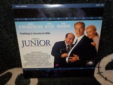 Junior Letterbox Laserdisc LD Arnold Schwarzenegger Danny DeVito Free Ship 50