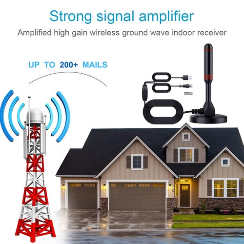 Ultra HDTV Aerial DVB-T2 HD Digital TV Antenna Quick Response Outdoor Aerial Set - Zdjęcie 9 z 10