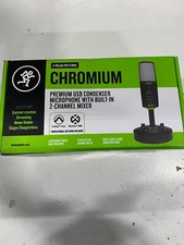 Mackie Em-chromium Premium Usb Condenser Microphone W/built-in 2-channel Mixer