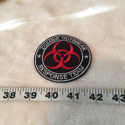 Zombie Outbreak Response Team Embroidered Iron On Patch New