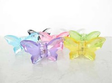 Medium large clear butterfly hair claw clip