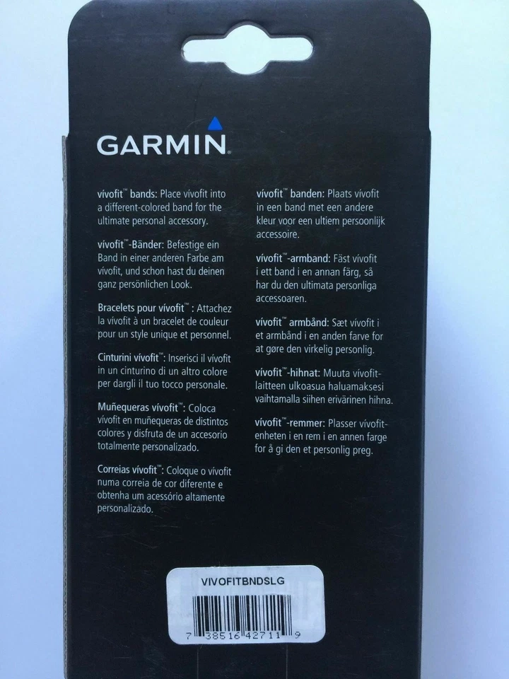 Bandas de repuesto Garmin Vivofit - Paquete de 3 (púrpura, verde azulado, azul) - grandes NUEVAS Foto 4 de 4
