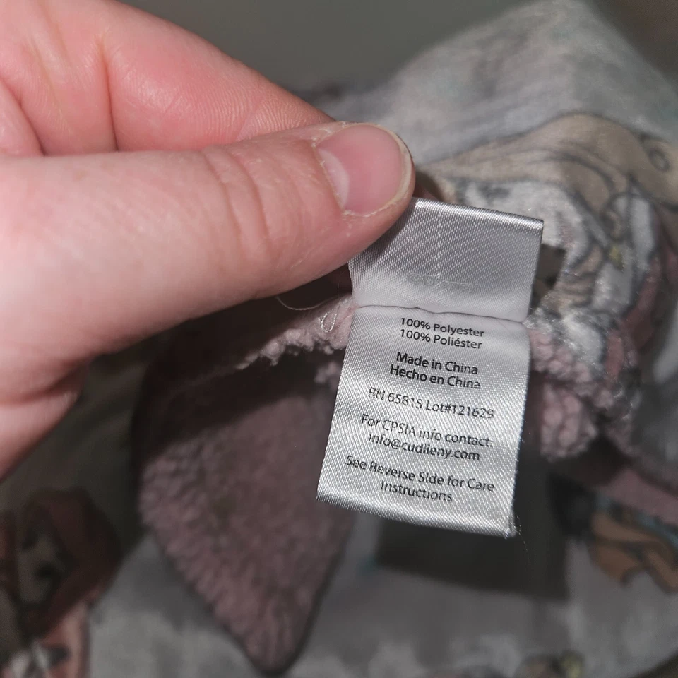 Disney Baby Princess Fleece Blanket Pink Cinderella Ariel Snow White Jasmine - Image 3 of 4