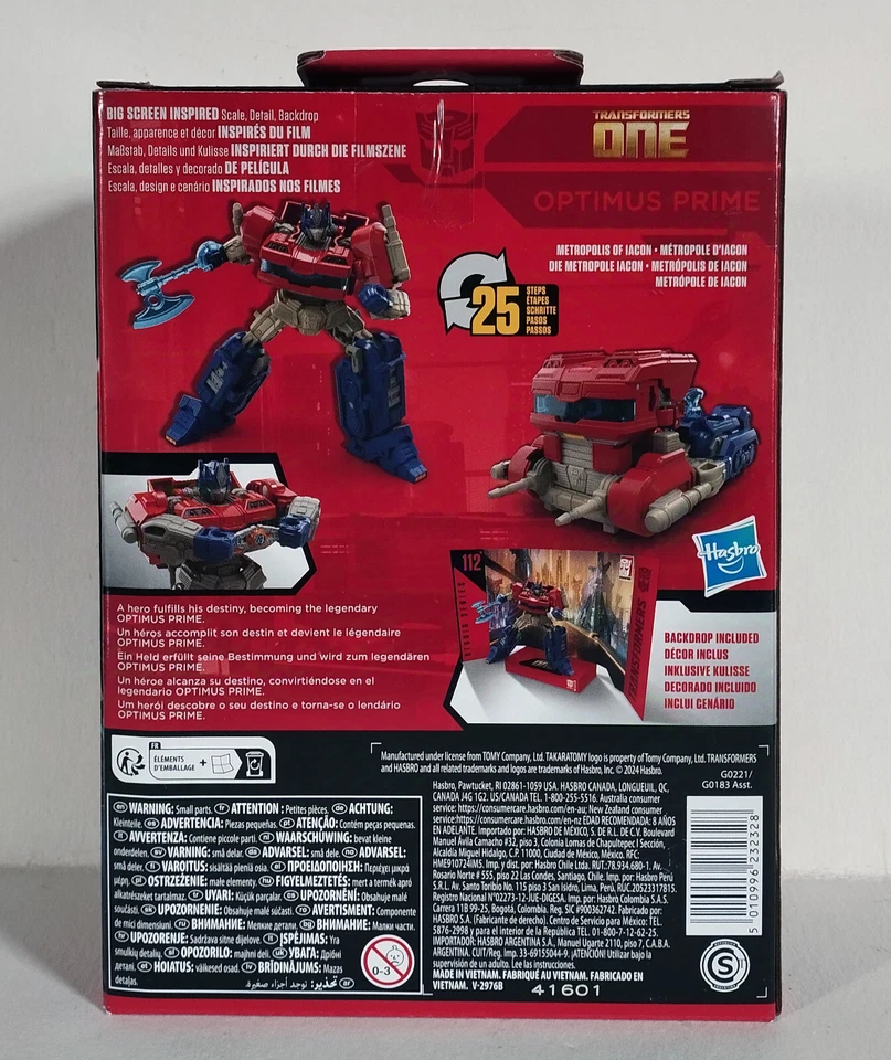 TRANSFORMERS STUDIO SERIES 112: OPTIMUS PRIME (MISB) DAMAGED BOX - Imagen 3 de 4