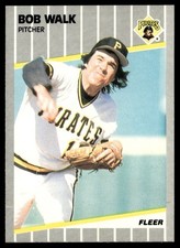 1989 Fleer Bob Walk Pittsburgh Pirates #223