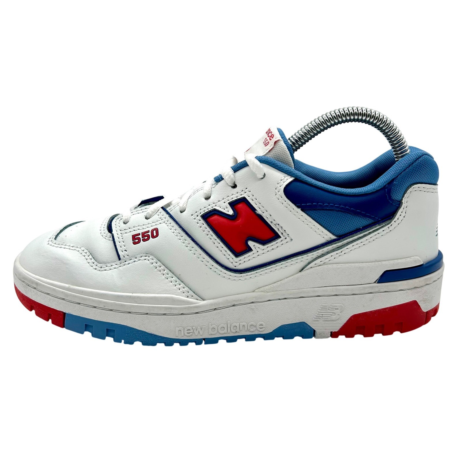 New Balance 550 Kids Sneakers Youth White Red Blue Athletic Shoes GSB550CH New Balance 550 Kids Sneakers Youth White Red Blue Athletic Shoes GSB550CH