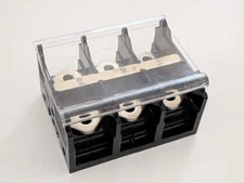 IDEC BN200BW 3-Pole Power Tap Contact Distribution Block 600 V 200 A (no screws)